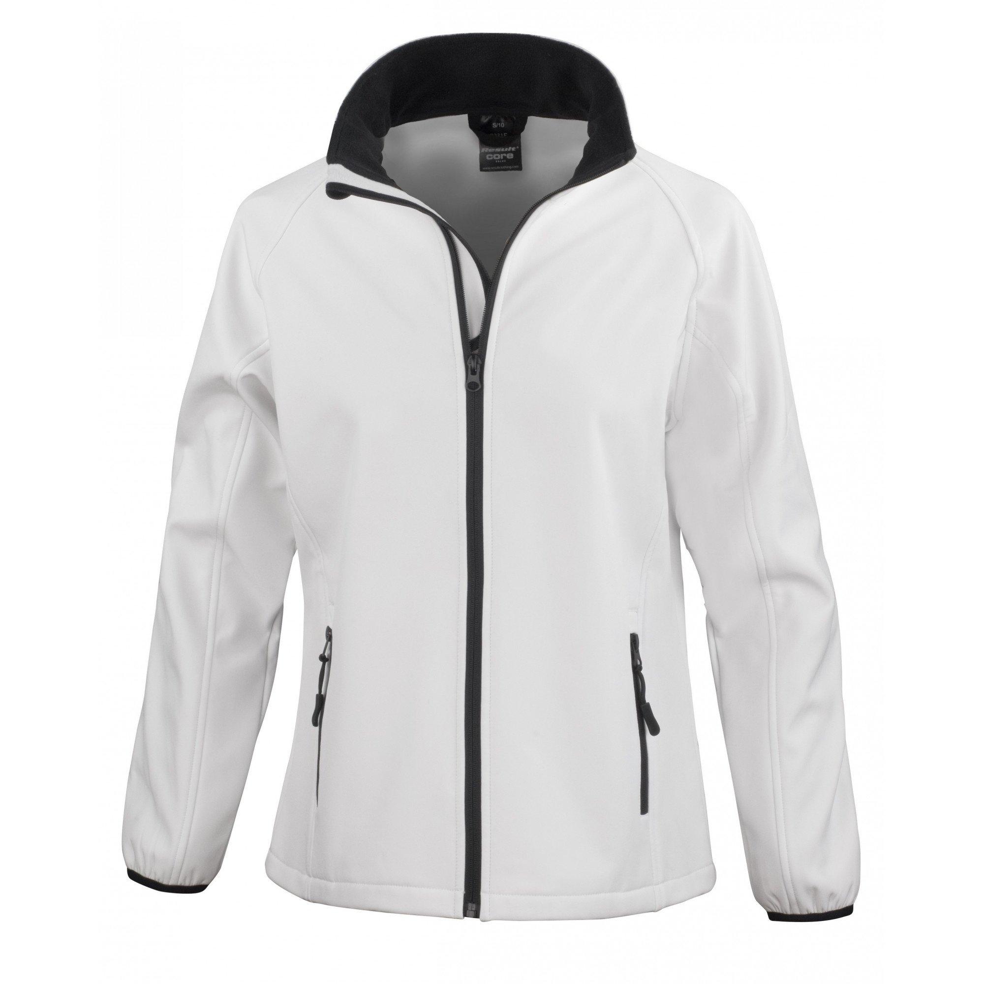 Image of Core Softshelljacke, Bedruckbar Damen Weiss L