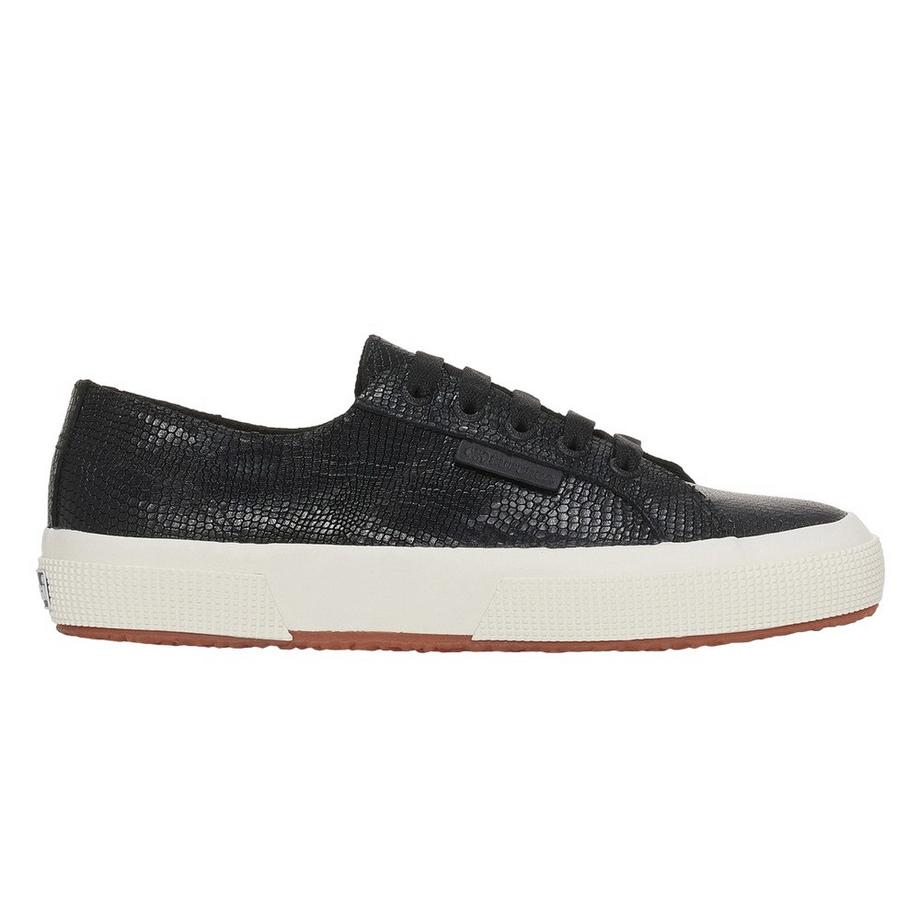 SUPERGA 2750 Schlangenmuster Narbiges Leder Sneakers  