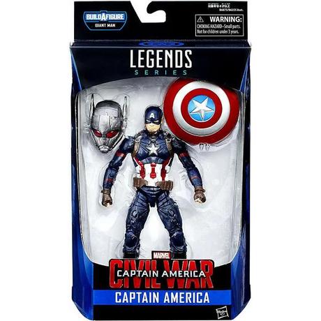 Hasbro  Captain America Civil War Marvel Legends Giant Man Series Captain America Action Figure 