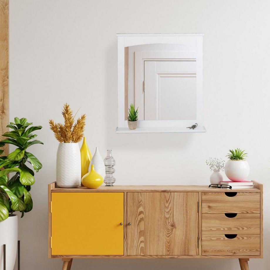 Northix Badezimmerspiegel mit Ablage MDF  