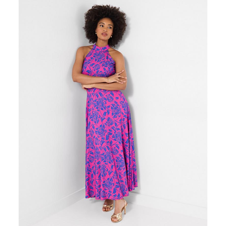 Joe Browns Robe Maxi Imprimée Licou Design  