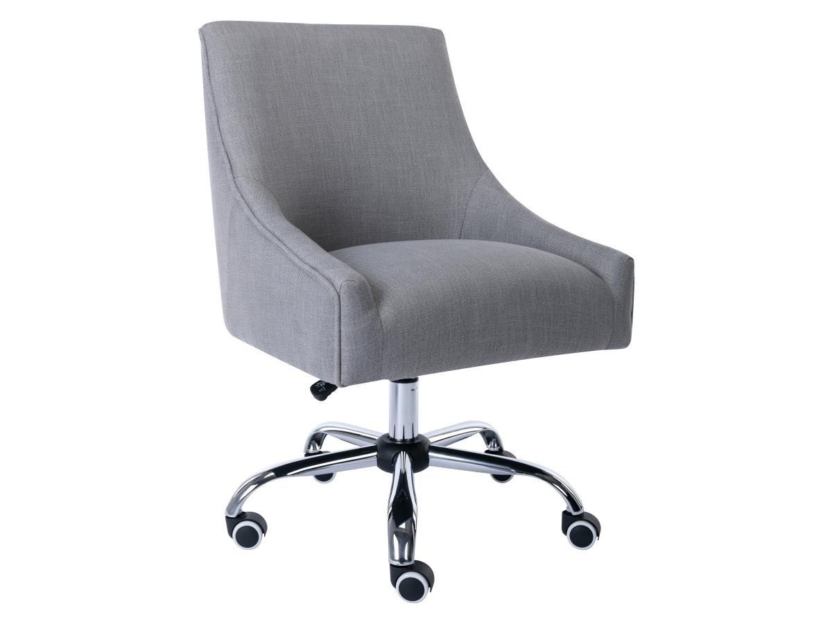Image of Schreibtischstuhl höhenverstellbar- Stoff - Grau - WONDIO Schreibtischstuhl höhenverstellbar- Stoff - Grau - WONDIO
