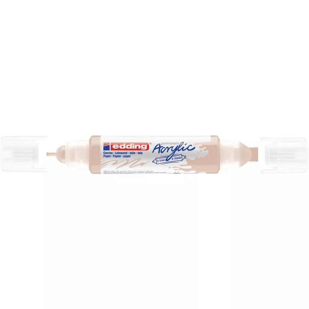Edding -  Acrylmarker 5400 double liner, Beige