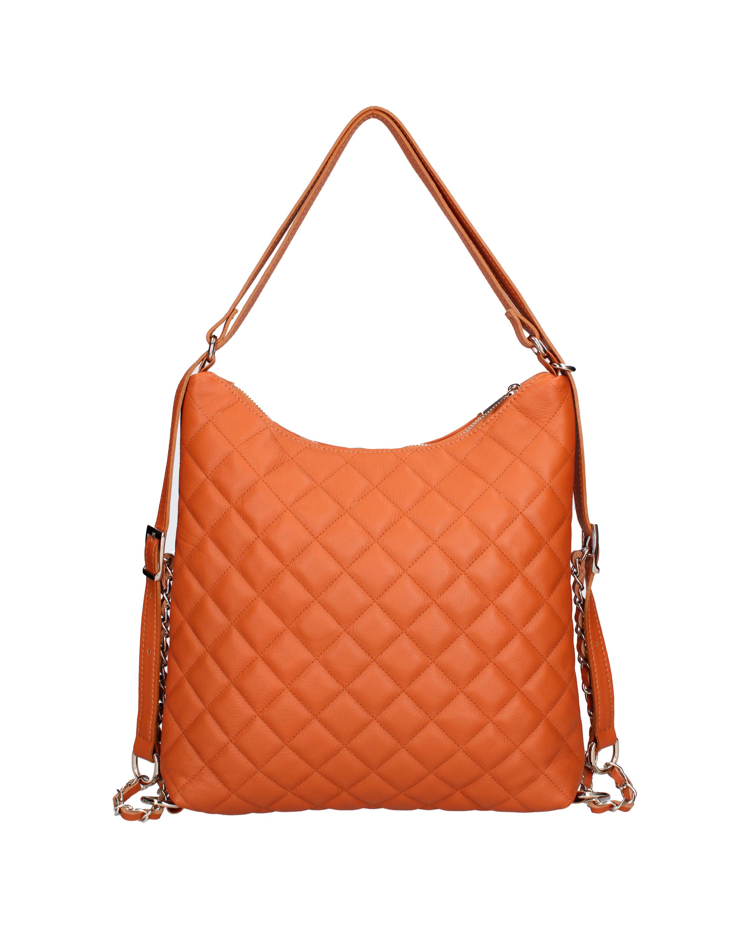 Image of In Einen Rucksack Umwandelbare Umhängetasche Unisex Cognac ONE SIZE