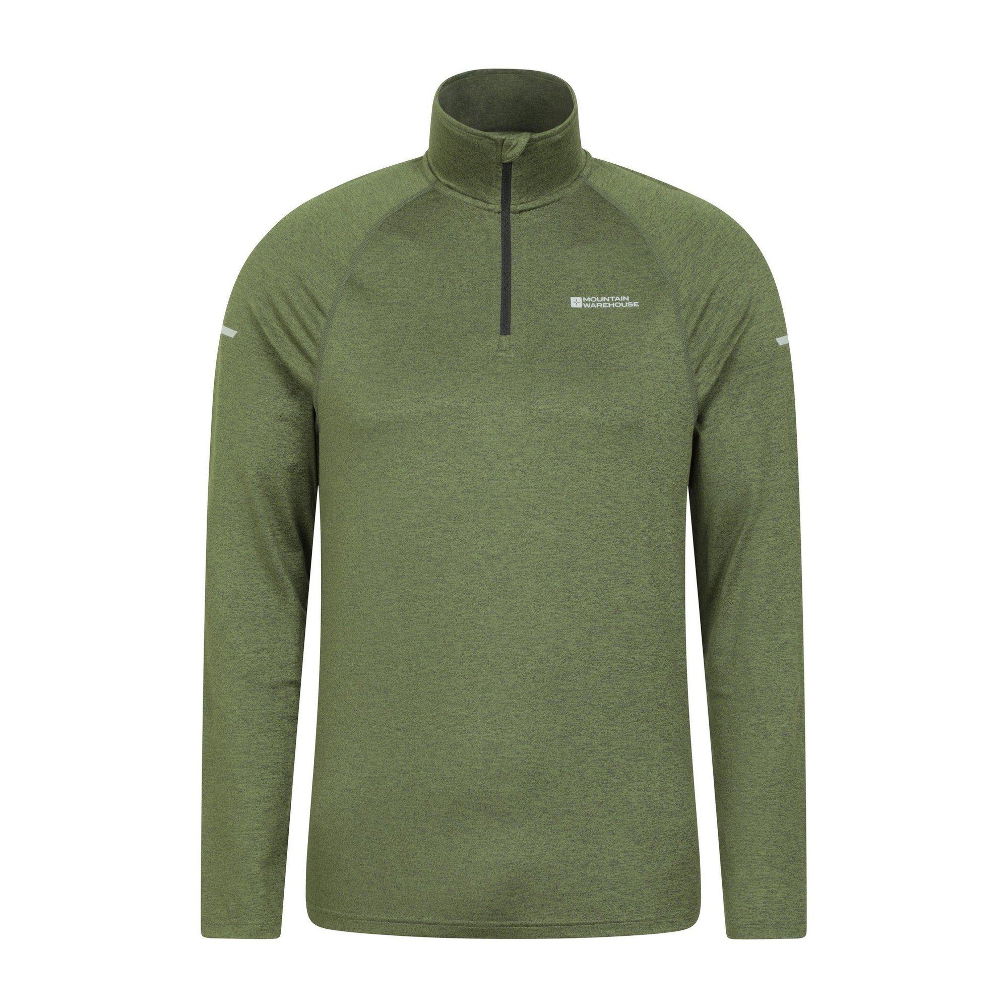 Image of Echo Midlayer Mit Halbem Reißverschluss Herren Grün XXL