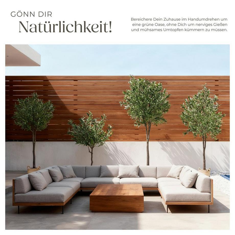 Tectake Olivier artificiel OLEAND design très réaliste  