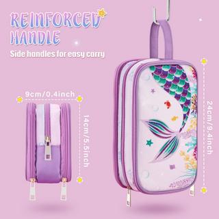 Only-bags.store Kinder Kulturtasche zum Aufhängen Meerjungfrau  