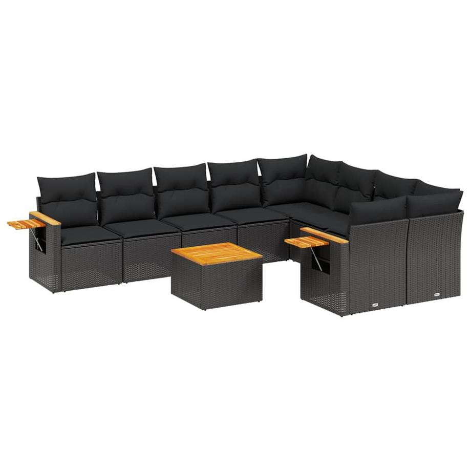 set divano da giardino Polirattan