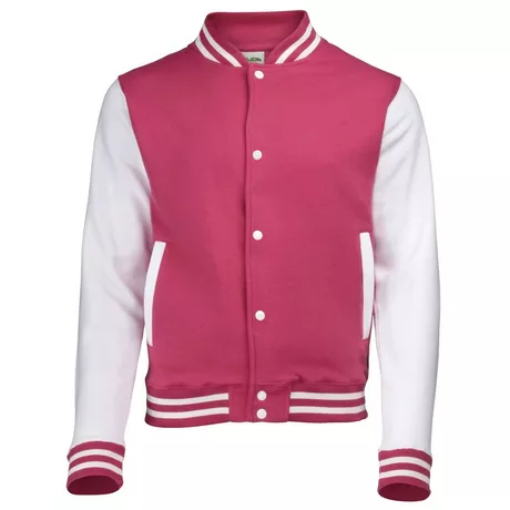 AWDis Jacke Varsity  Fucsia