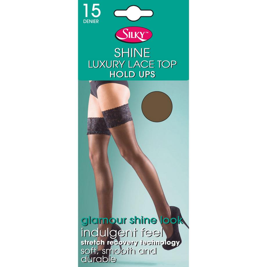 Shine Bas Jarretière Satinés (1 Paire)