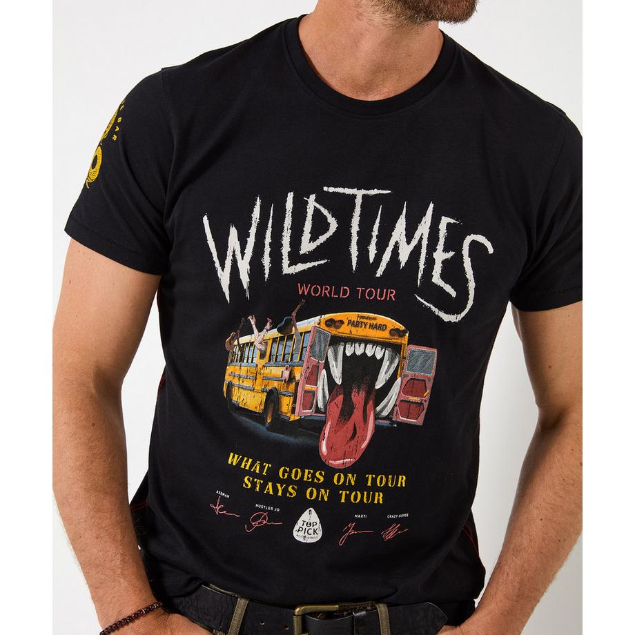 Joe Browns Retro Tourbus Grafik T-Shirt  