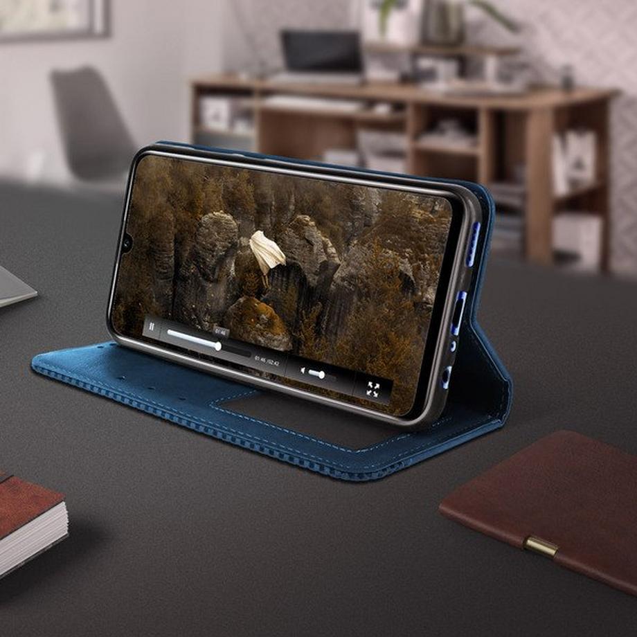 Avizar  Étui Honor 20 Lite / 20e Cuir Bleu 