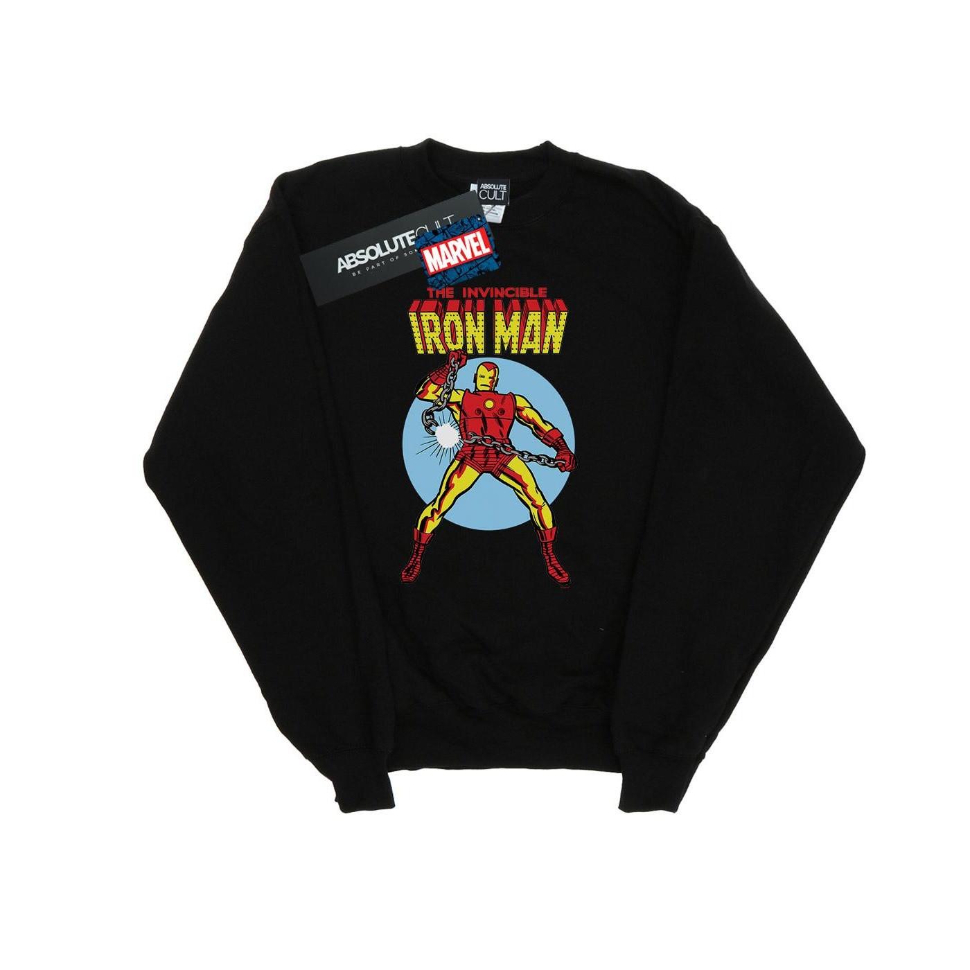 Image of The Invincible Iron Man Sweatshirt Mädchen Schwarz 116
