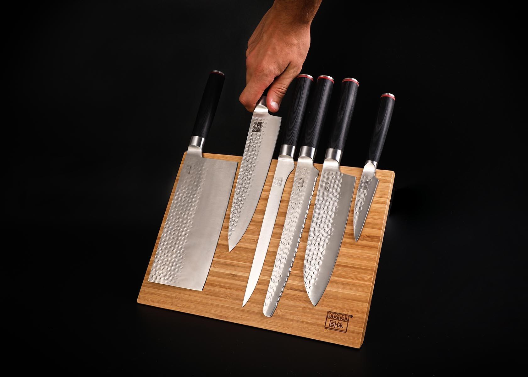 KOTAI Porte-couteaux en bambou  