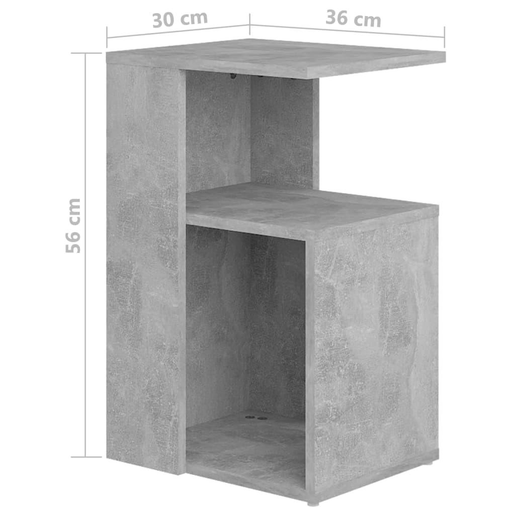 VidaXL Table d'appoint bois d'ingénierie  