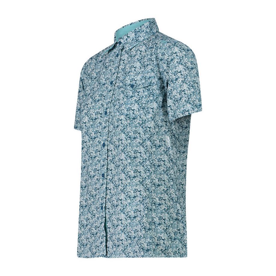 CMP Camicia a Maniche Corte Fantasia Floreale  