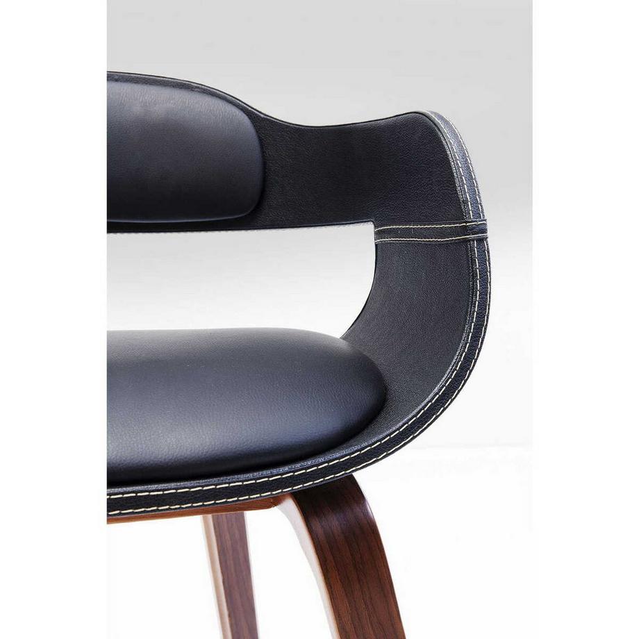 mutoni Chaise avec accoudoirs Costa Walnut  