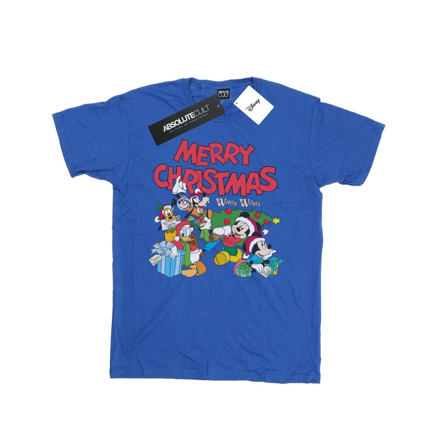 Disney  Mickey Mouse And FriendsWinter Wishes TShirt 