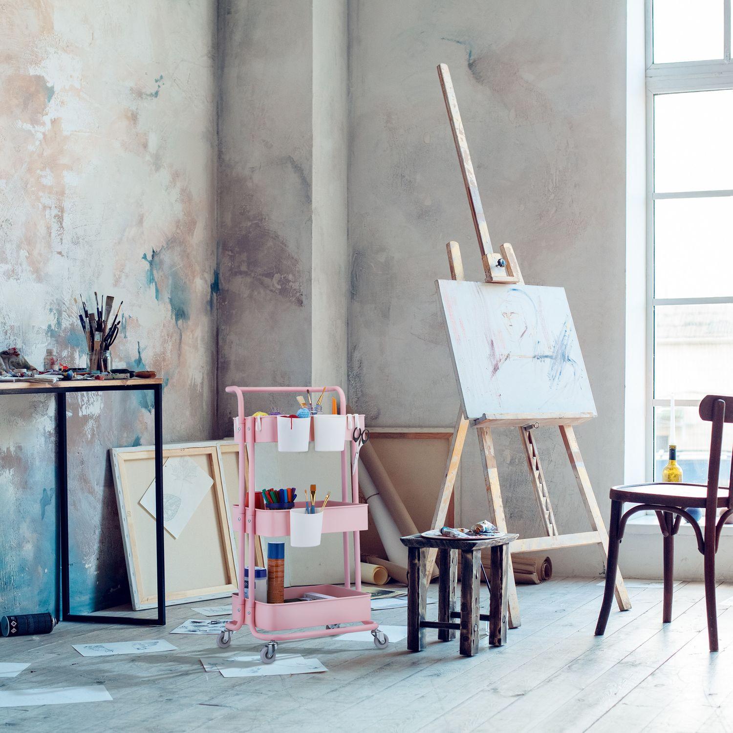 Northix Chariot à 3 étagères  