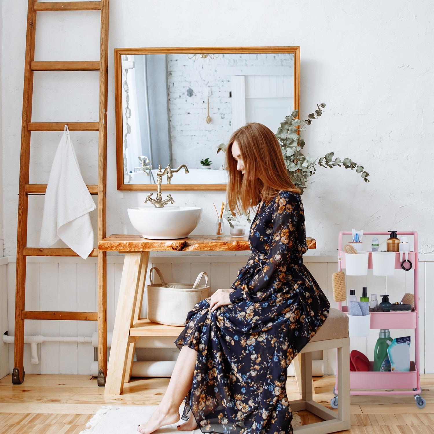 Northix Chariot à 3 étagères  