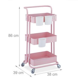 Northix Chariot à 3 étagères  