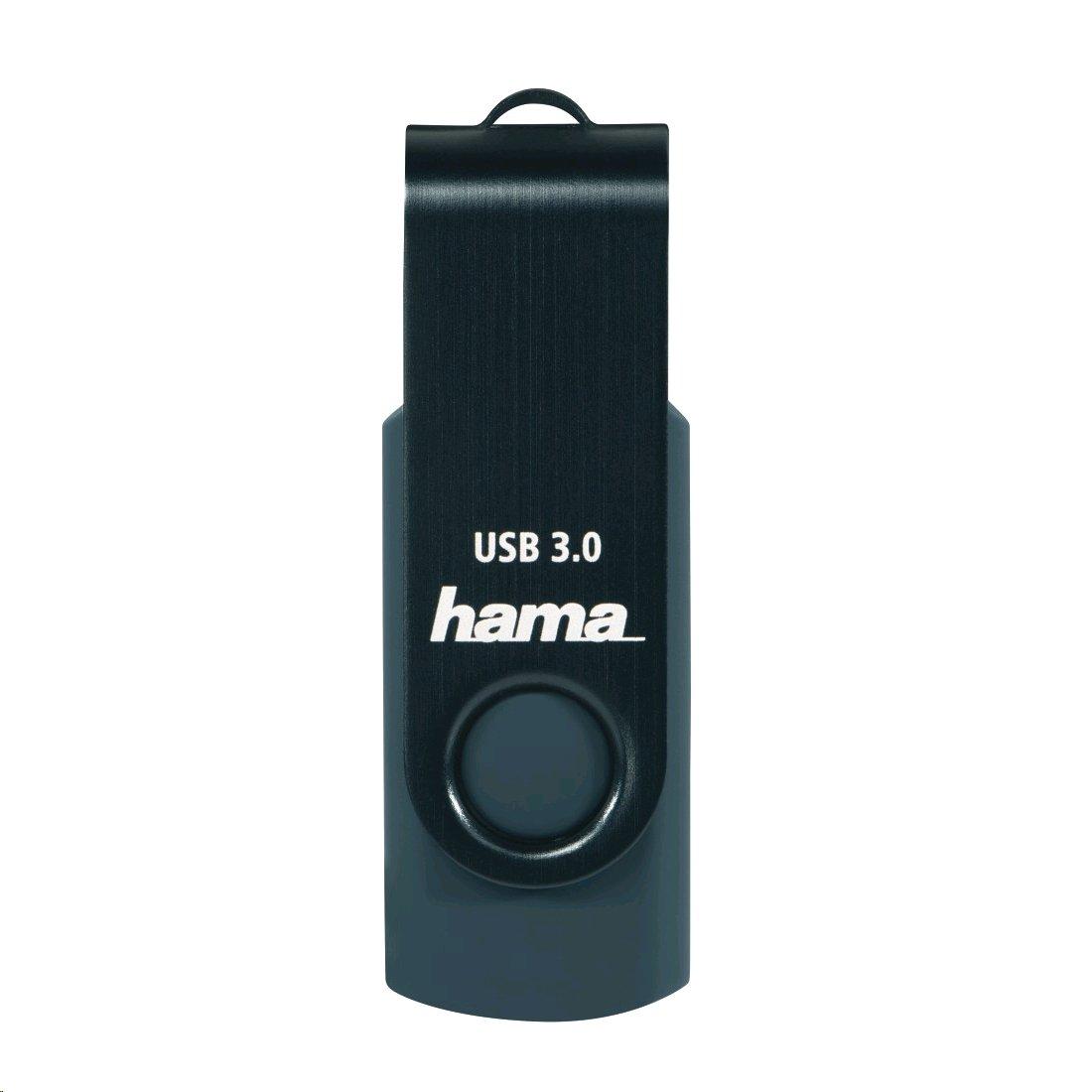 hama  Hama Rotate unità flash USB 128 GB USB tipo A Blu 