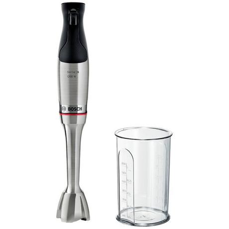 Bosch SDA Serie 6 ErgoMaster Stabmixer 1200 W mit Mixbecher, BPA-frei Edelstahl, Schwarz  