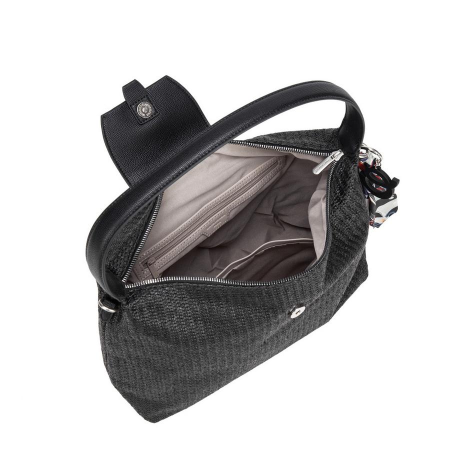 David Jones Borsa intrecciata con finiture in pelle  