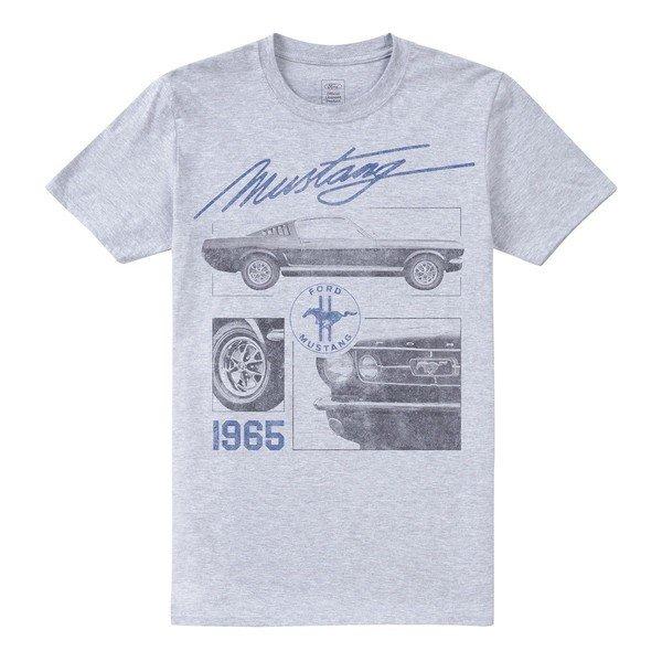 Image of Mustang 1965 Tshirt Herren Grau L