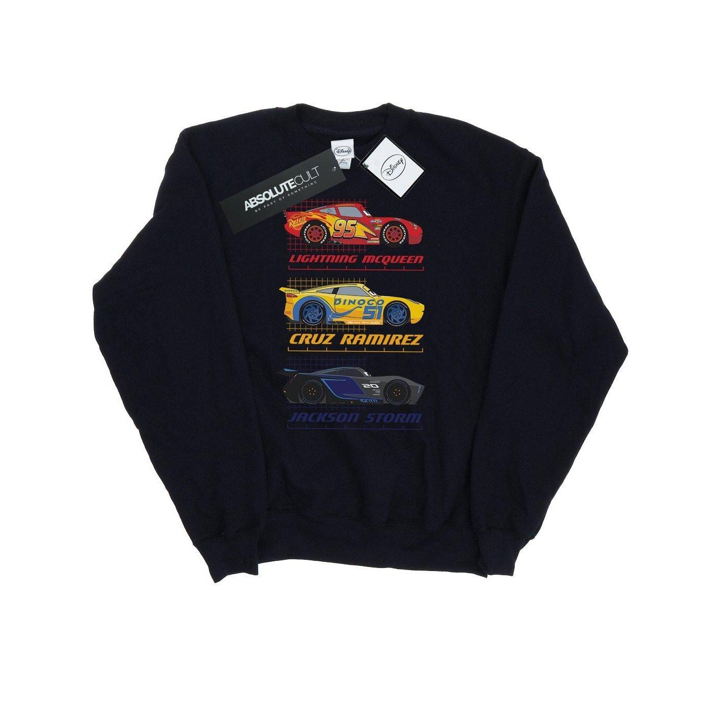Image of Cars Racer Profile Sweatshirt Damen Schwarz L