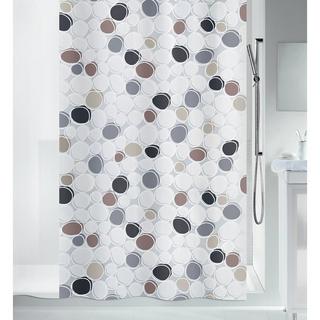 spirella Spirella PEVA Rideau de douche PEVA DIDO 180x200cm Gris & Marron  