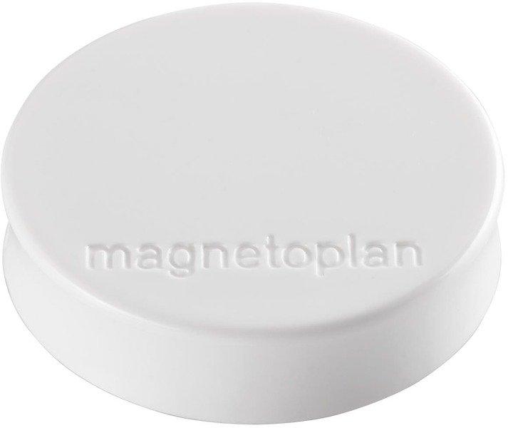 Image of Magnetoplan Magnet Ergo Medium 10 Stk. 1664000 Weiss 30mm Unisex