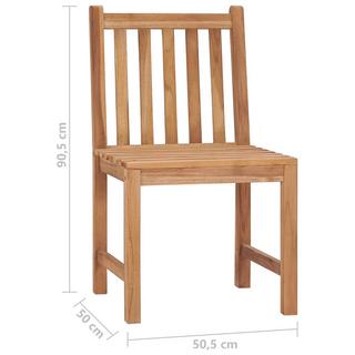 VidaXL sedia da giardino Teak riciclato  