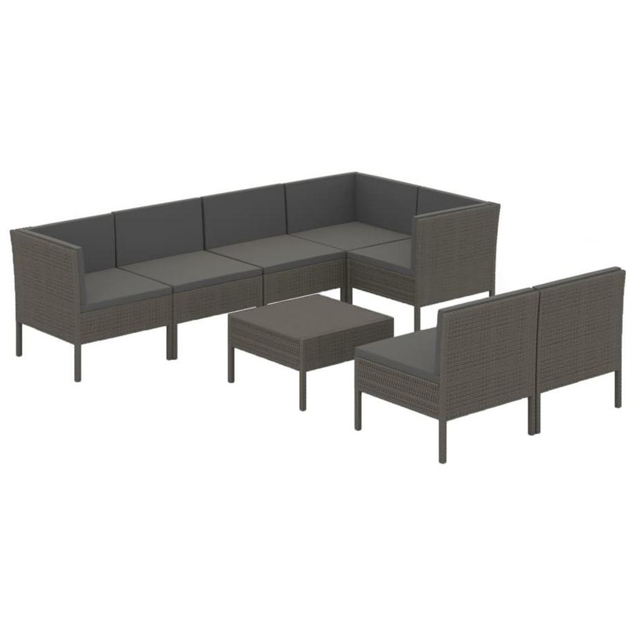 set da giardino Polirattan