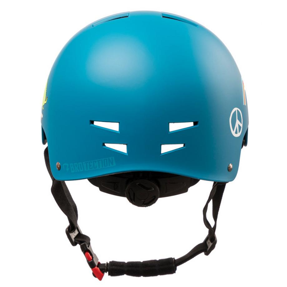 Nemo Boards  BroTection x Nemo Boards, Safety Helmet, Dinosaure bleu, casque 
