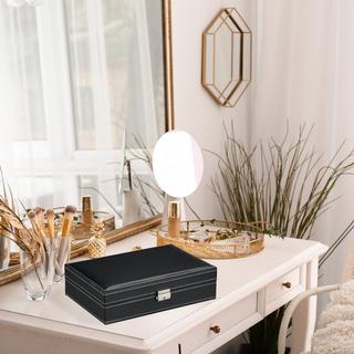 B2X Schwarze Uhrenbox für 8 Uhren  