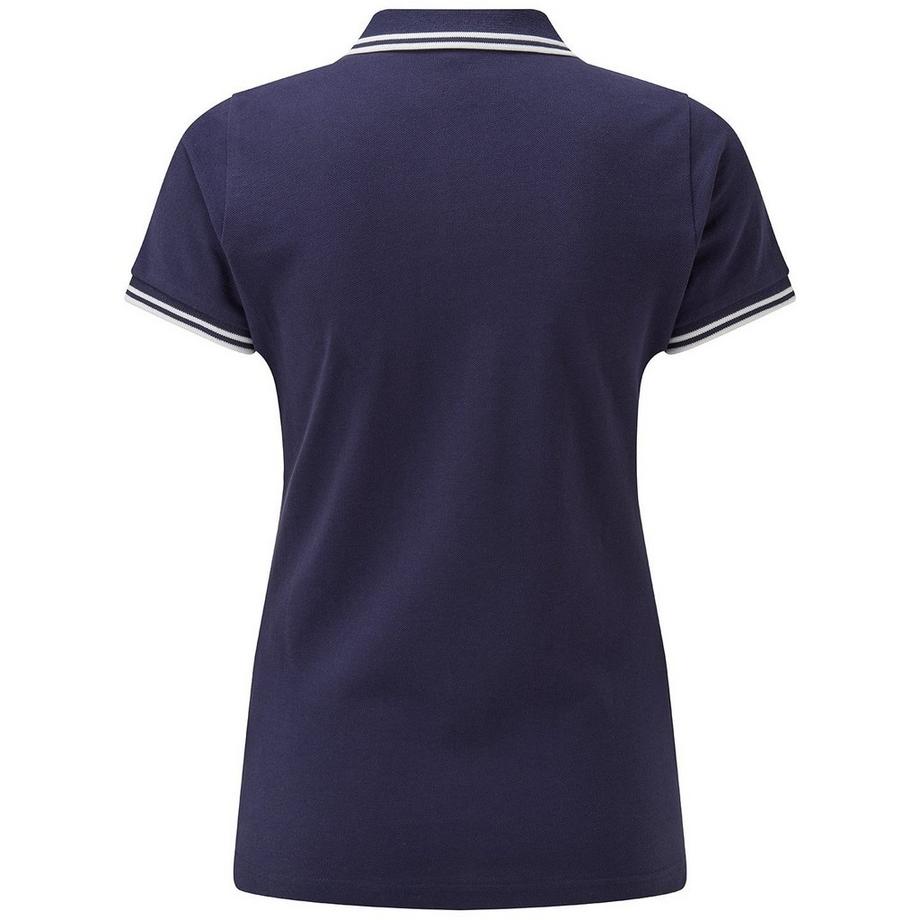 Asquith & Fox Polo con strisce a contrasto  