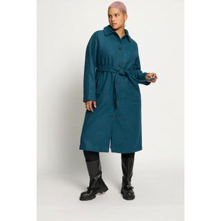 Studio Untold  Manteau aspect laine oversized, col de chemise et manches longues 