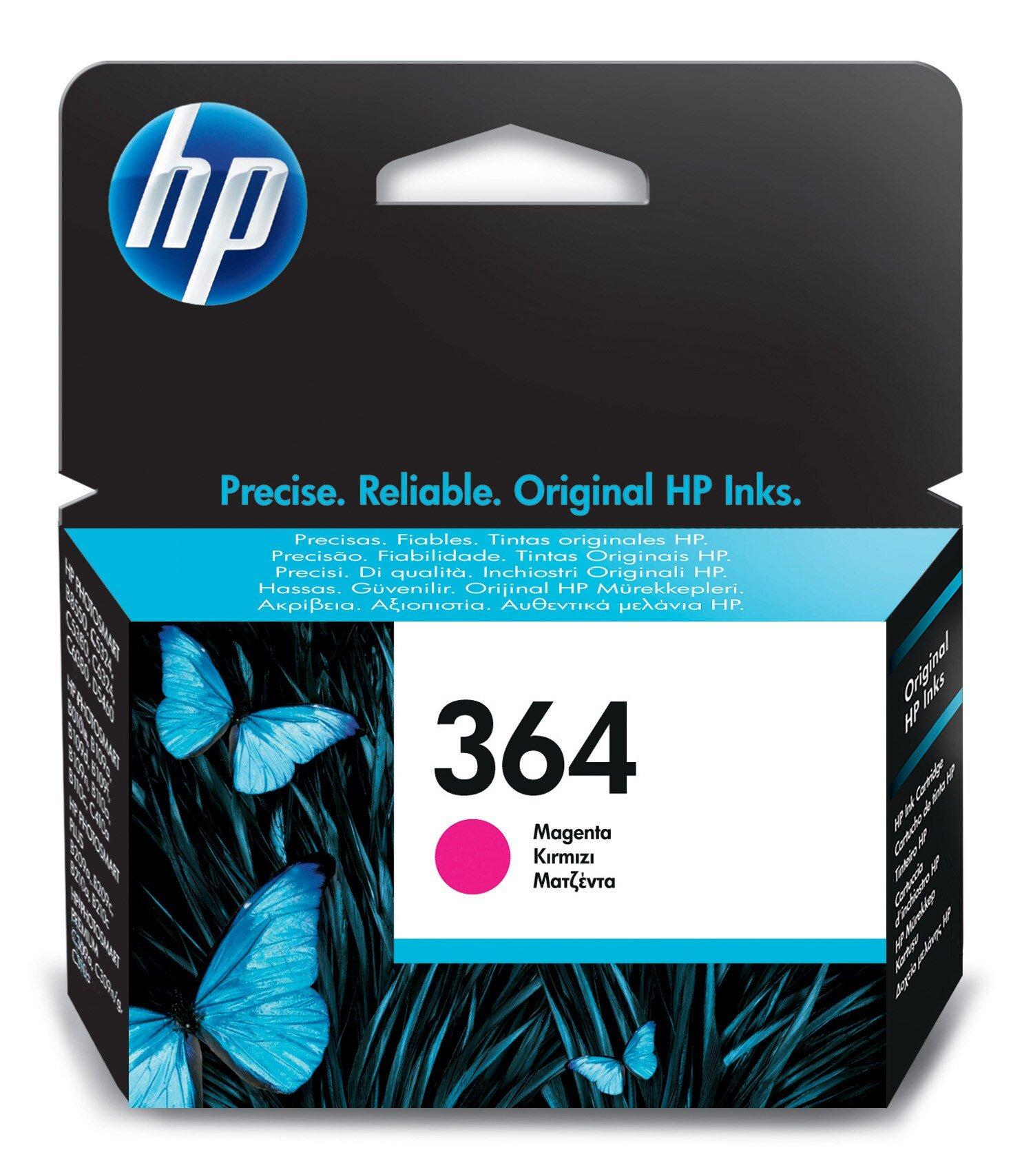 Hewlett-Packard  HP Tintenpatrone 364 magenta CB319EE PhotoSmart D5460 300 Seiten 