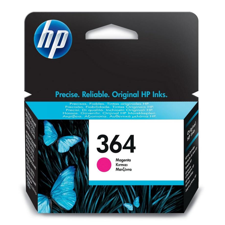 Hewlett-Packard  HP Tintenpatrone 364 magenta CB319EE PhotoSmart D5460 300 Seiten 