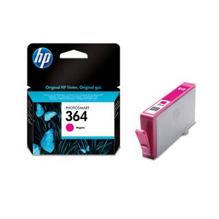 Hewlett-Packard  HP Tintenpatrone 364 magenta CB319EE PhotoSmart D5460 300 Seiten 