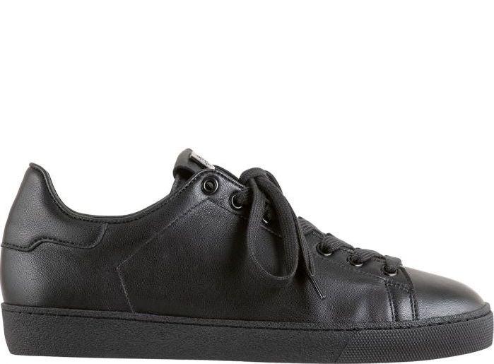 Image of Glinty - Leder Sneaker Damen Schwarz 34.5
