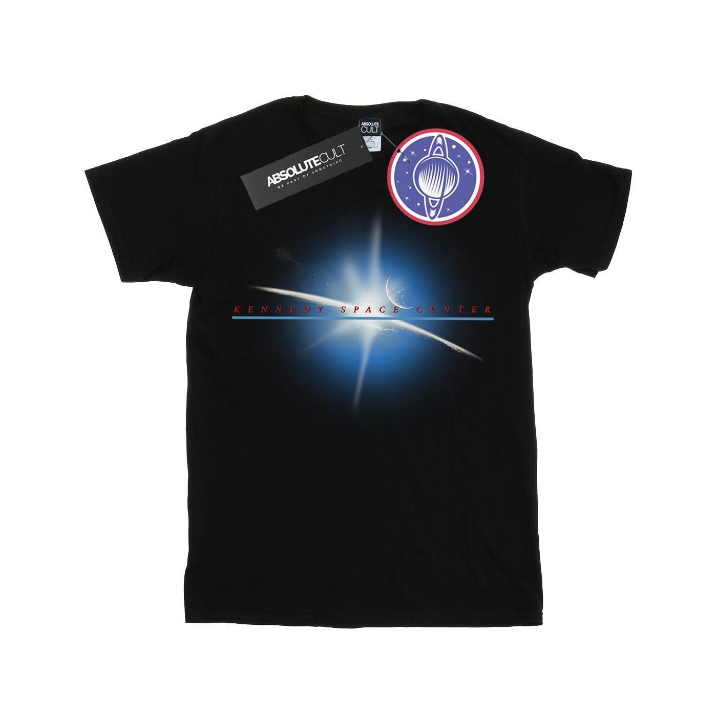 Image of Kennedy Space Centre Planet Tshirt Herren Schwarz 4XL