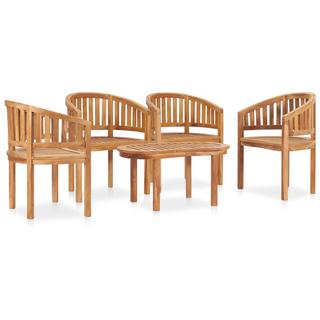 VidaXL set da giardino Teak riciclato  