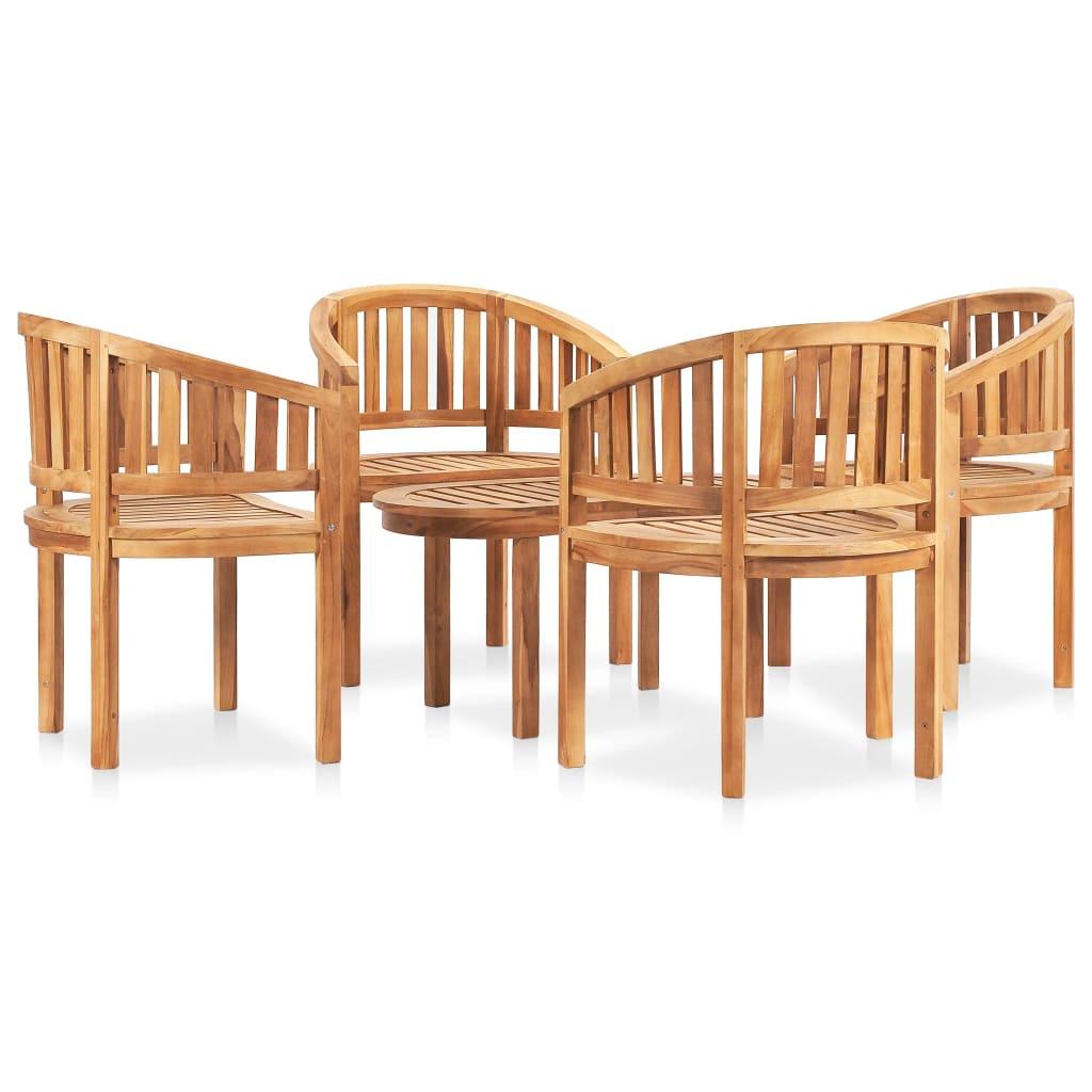 VidaXL set da giardino Teak riciclato  