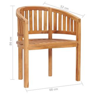 VidaXL set da giardino Teak riciclato  