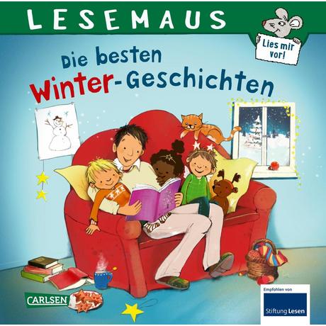 LESEMAUS Sonderbände: Die besten Winter-Geschichten Ladwig, Sandra; Wagenhoff, Anna; Schneider, Liane; Boehme, Julia; Tielmann, Christian; Choinski, Sabine; Krümmel, Gabriela; Johansen, Jule (Illustrationen); Leberer, Sigrid (Illustrationen); Görrissen, Janina (Illustrationen); Wieker, Katharina (Illustrationen); Kraushaar, Sabine (Illustrationen); Cordes, Miriam (Illustrationen) Gebundene Ausgabe 