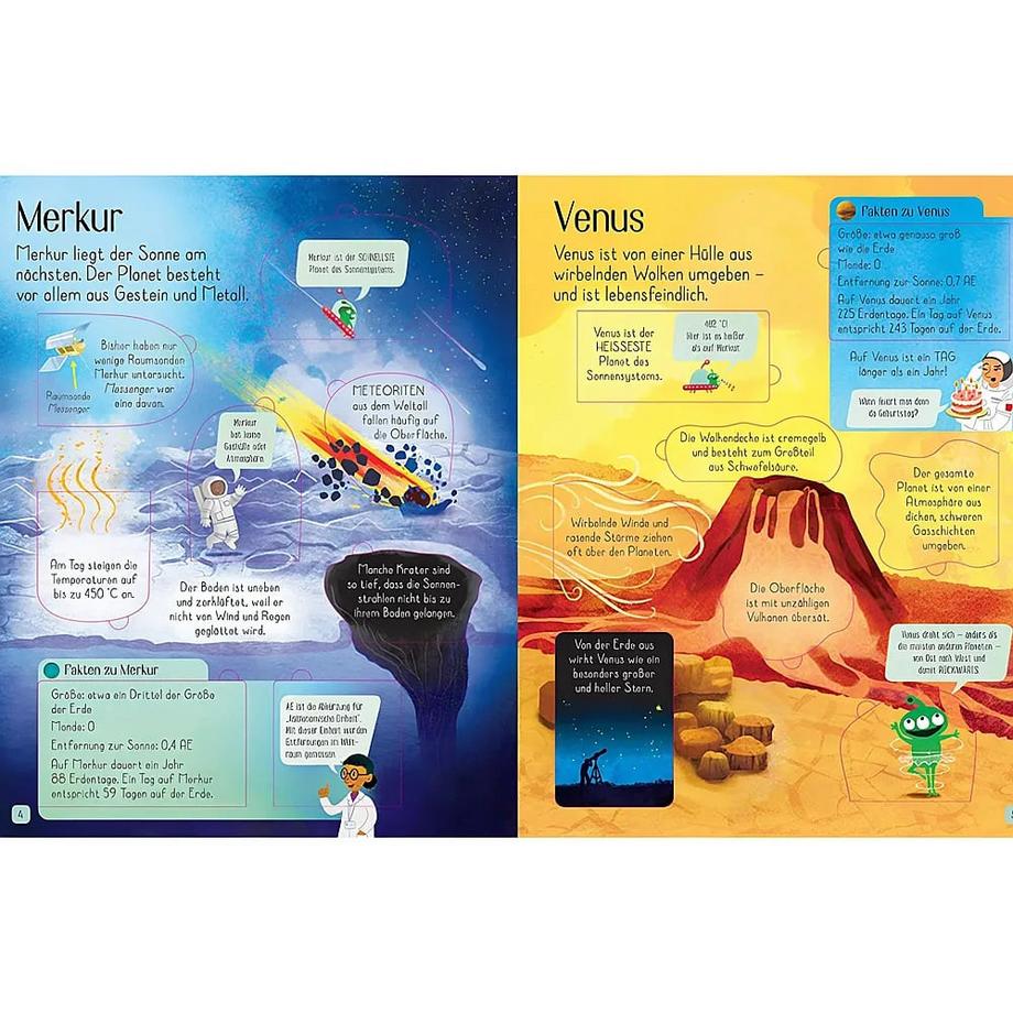 Ich mehr! Unser Sonnensystem Dickins, Rosie; Saldana, Carmen (Illustrationen) Gebundene Ausgabe 