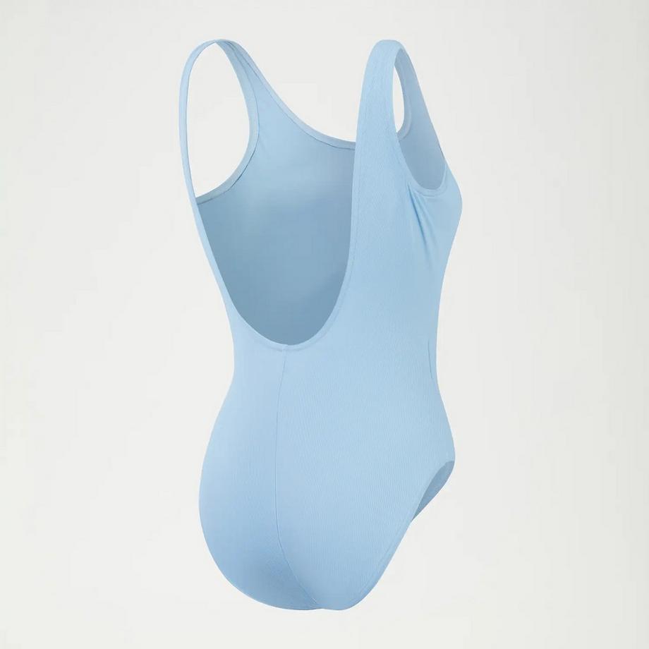 speedo Eco Textured Deep U-Back Badeanzug  