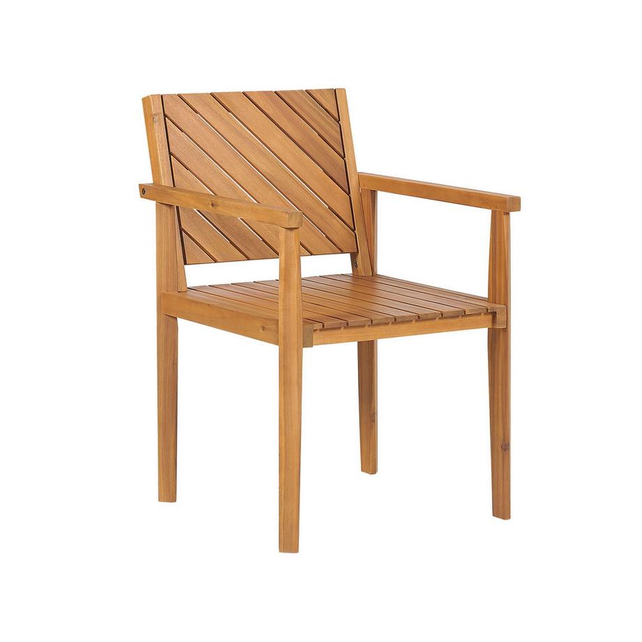 Beliani Set da pranzo per 6 persone en Legno d'acacia Classico BARATTI  